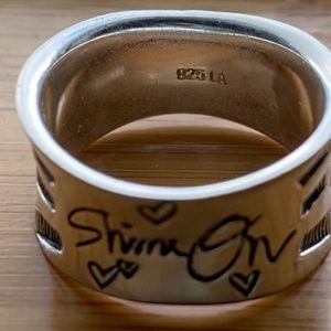 Sterling Silver “Shine on” ring